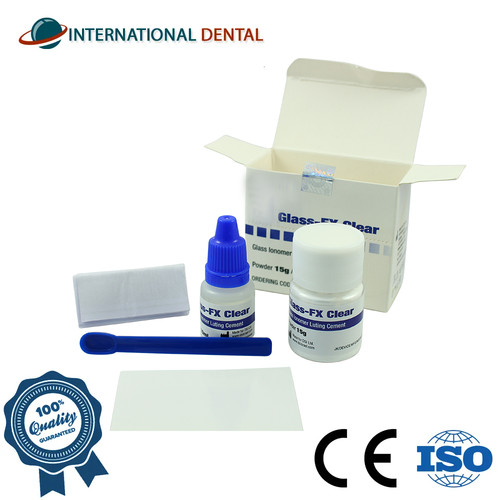 Dental glass clear ion0mer - dental, fx